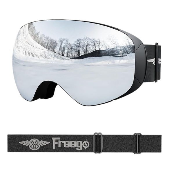 Unisex PRO Interchangeable Lens 100% UV400 Protection Ski Goggles