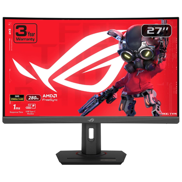 27" Asus ROG Strix Curved WQHD 280Hz 1ms VA Freesync Gaming Monitor