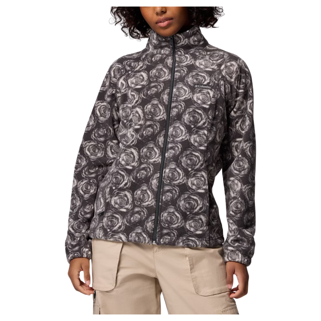 Women's Benton Springs Printed Full Zip Fleece Jacket (2 Colors)