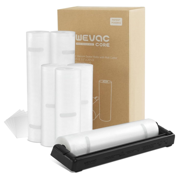 6-Pack Wevac Leakproof Vacuum Sealer Rolls W/ Dispenser