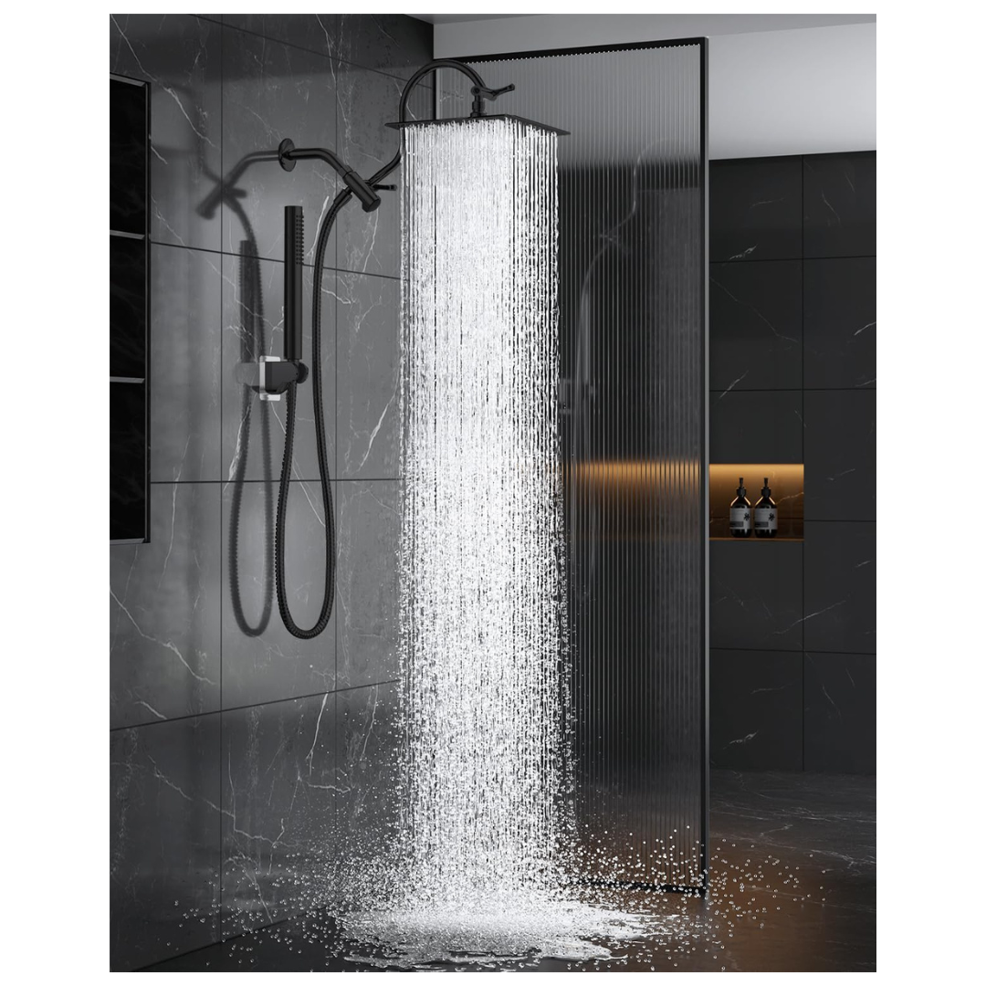MakeFit 10" Rain Shower Head With Handheld Spray
