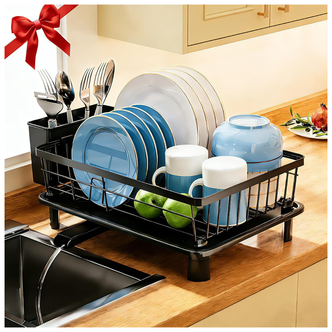 Stainless Steel Space-Saving Dish Rack (Various)