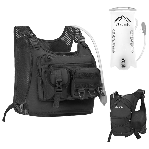 Vlaumiv Running Vest With 2L Water Bladder