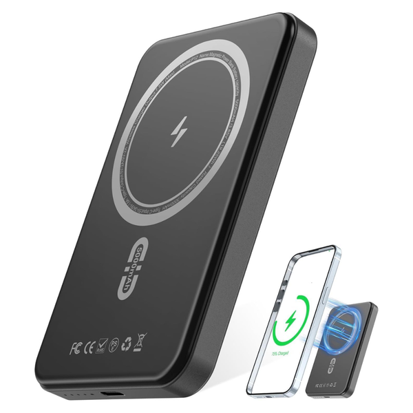 5000mAh Ultra Slim Magsafe Portable Power Bank W/ 18W USB-C Cable
