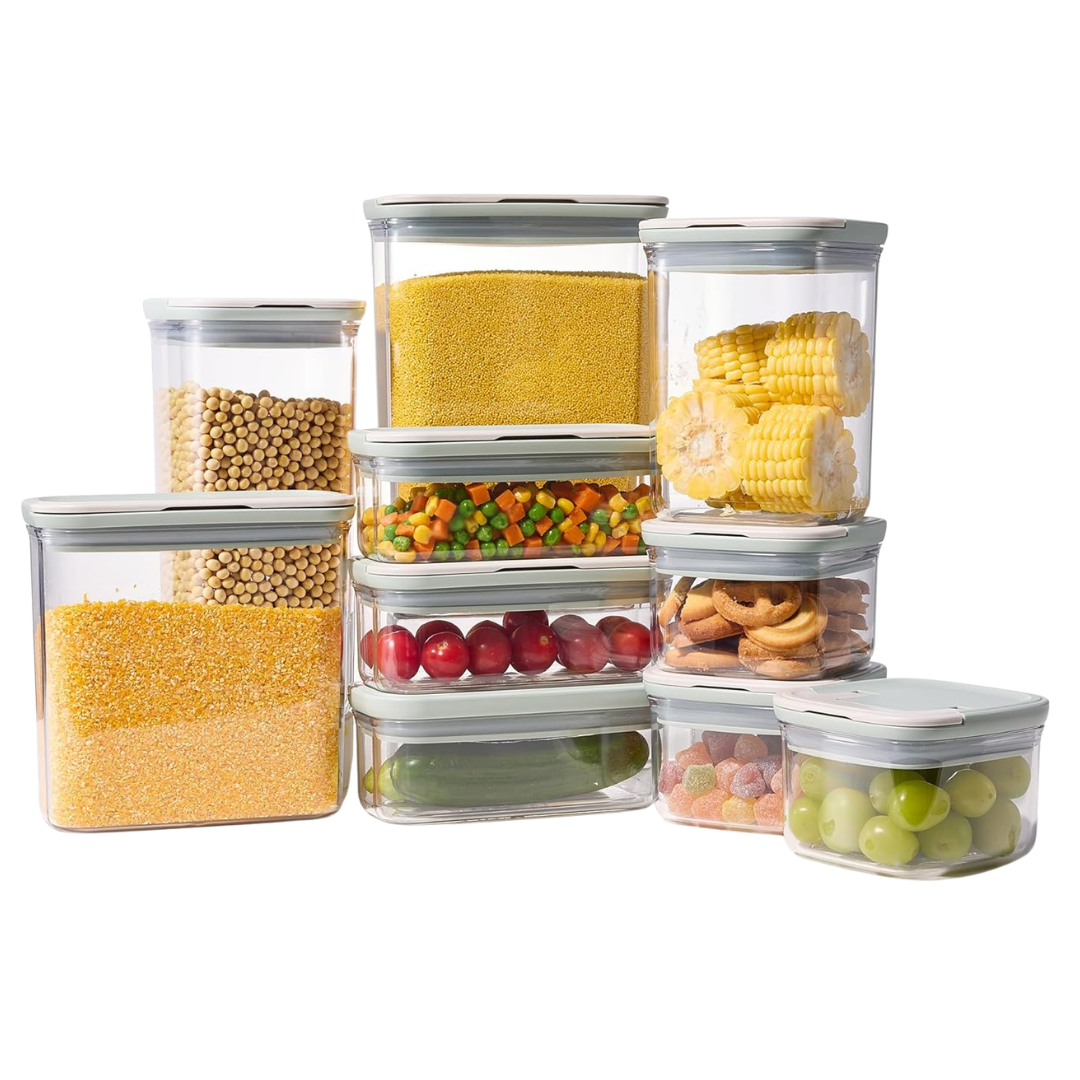 20-Piece Airtight Food Storage Containers With Lids
