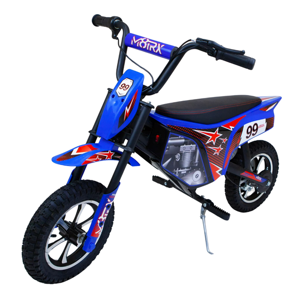 M8TRIX 24V Electric Dirt Bike For Kids And Teens (Blue)