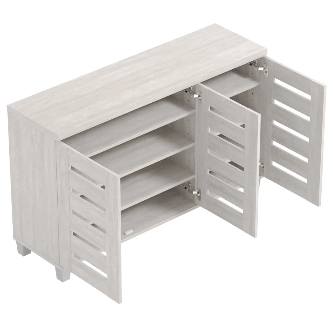 Steelside Millan 16 Pair Shoe Storage Cabinet