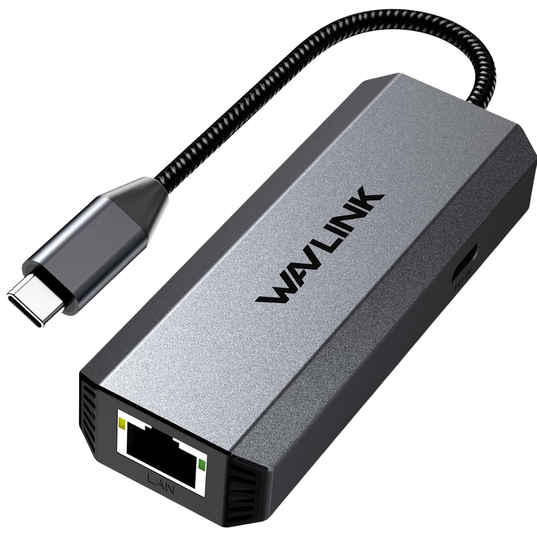 WAVLINK USB to 2.5G Ethernet Adapter With 95W Power
