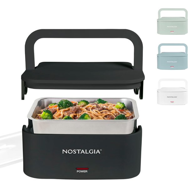32-Oz Nostalgia Heated Electric Lunch Box (3 Colors)