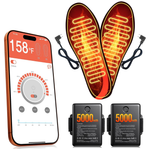 Rechargeable 5000mAh Battery Heated Foot Warmer Insoles