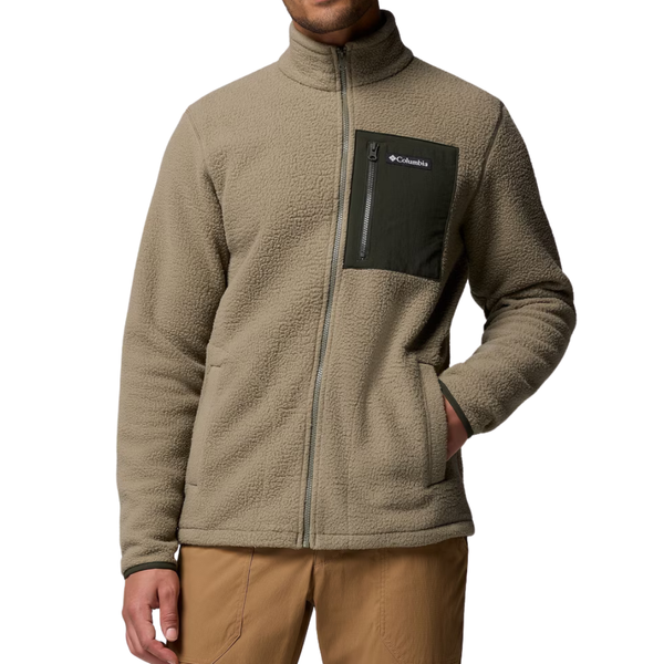 Columbia Mens Jasper Ridge Pebbled Full-Zip Fleece Jacket