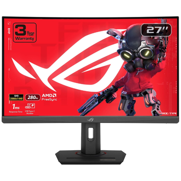 27" Asus ROG Strix Curved WQHD 280Hz 1ms VA Freesync Gaming Monitor