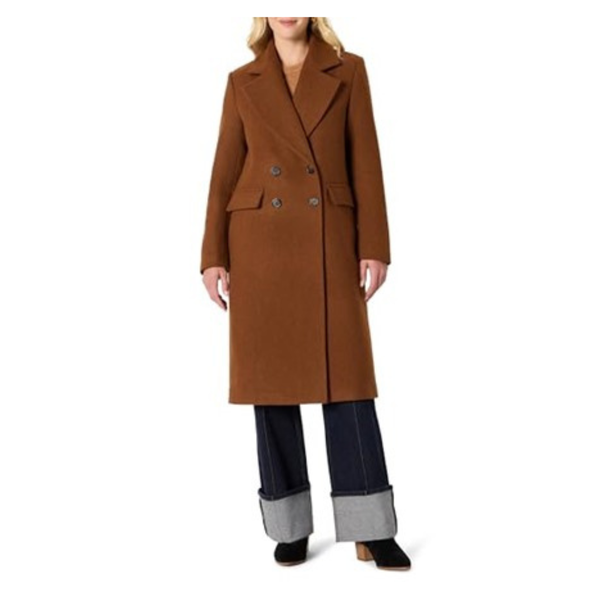 Amazon Essentials Women's Wool Blend Longline Coat