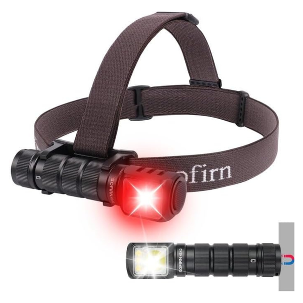 Sofirn HS42 2100-Lumen Rechargeable Headlamp With Red Light