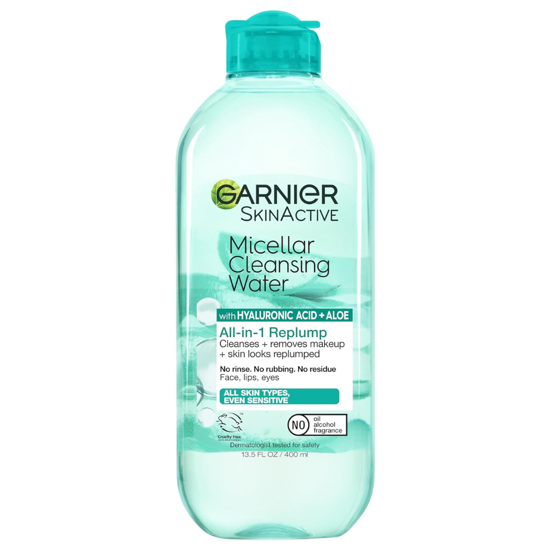 13.5 Fl Oz Micellar Water With Hyaluronic Acid Facial Cleanser