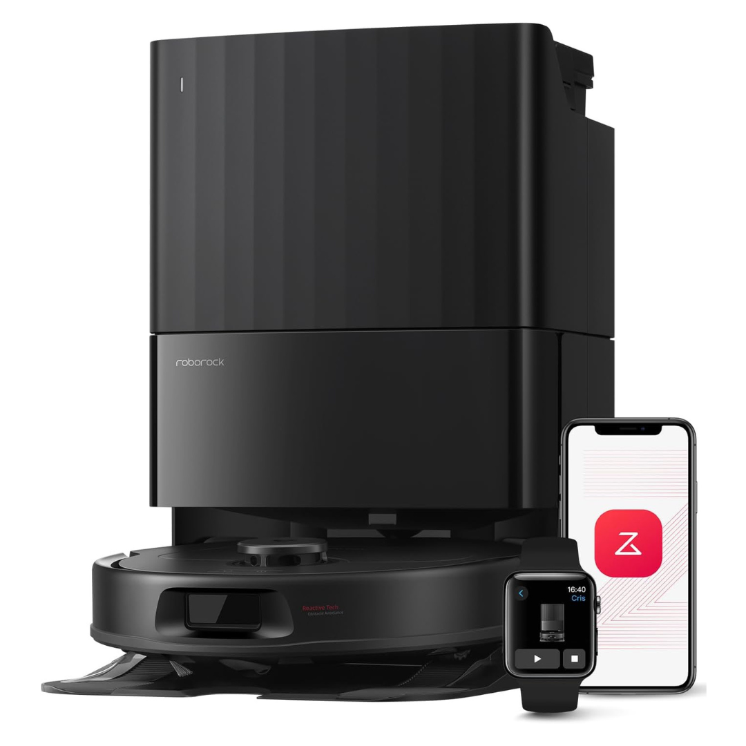 Roborock QV 35A Robot Vacuum With Multifunctional Dock (Black)