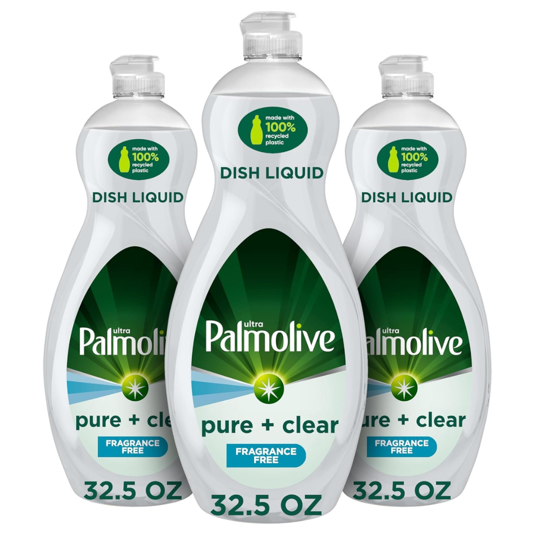 3-Pack 32.5-Oz Palmolive Ultra Liquid Dish Soap (Pure + Clear)