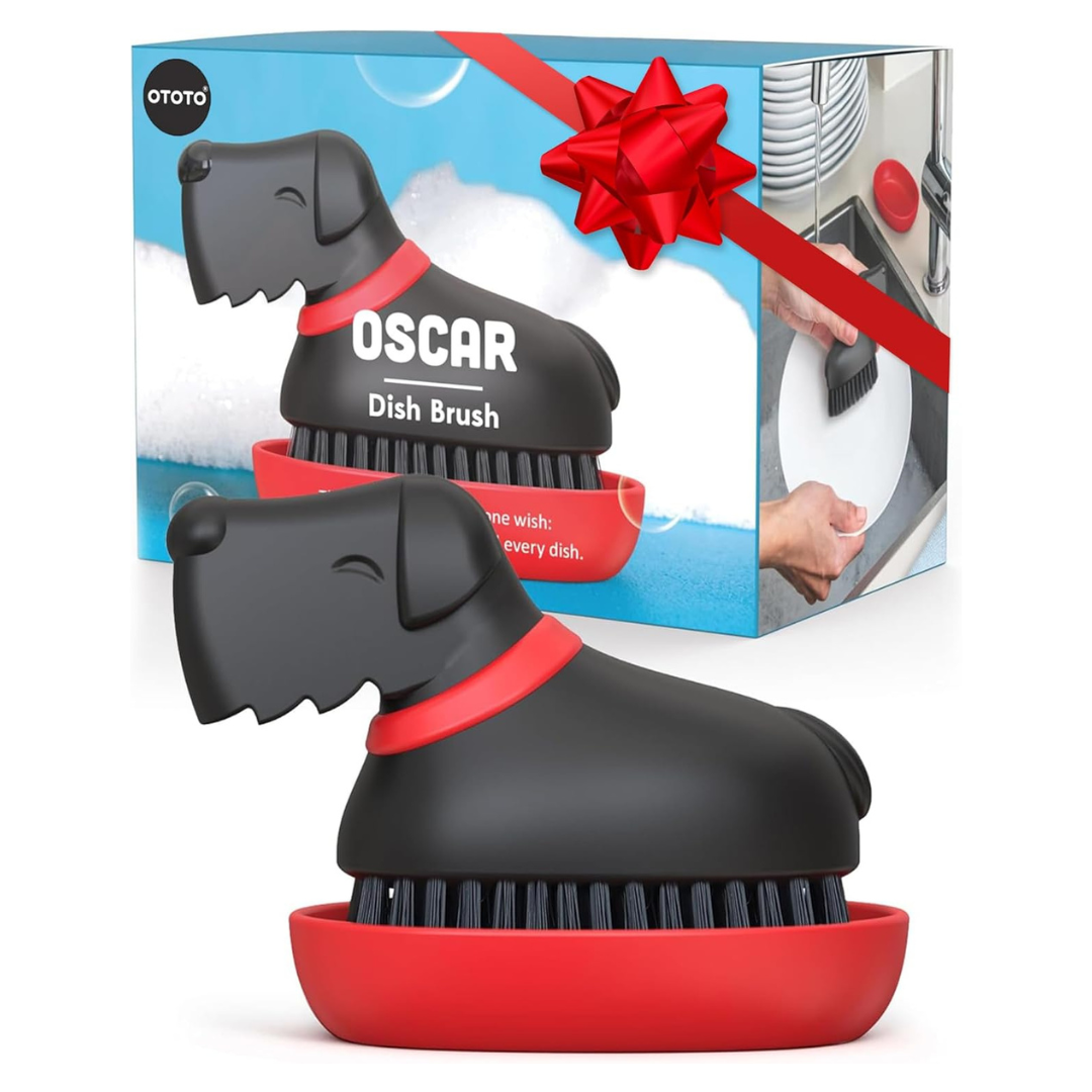 Ototo Oscar Dog Dish Scrub Brush