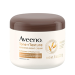8oz Aveeno Tone + Texture Renewing Body Night Cream