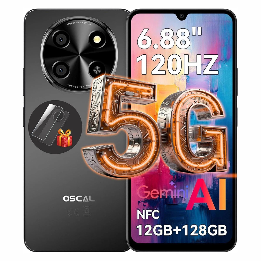 128GB Blackview Oscal Tiger 8 5G Factory Unlocked Android Smartphone