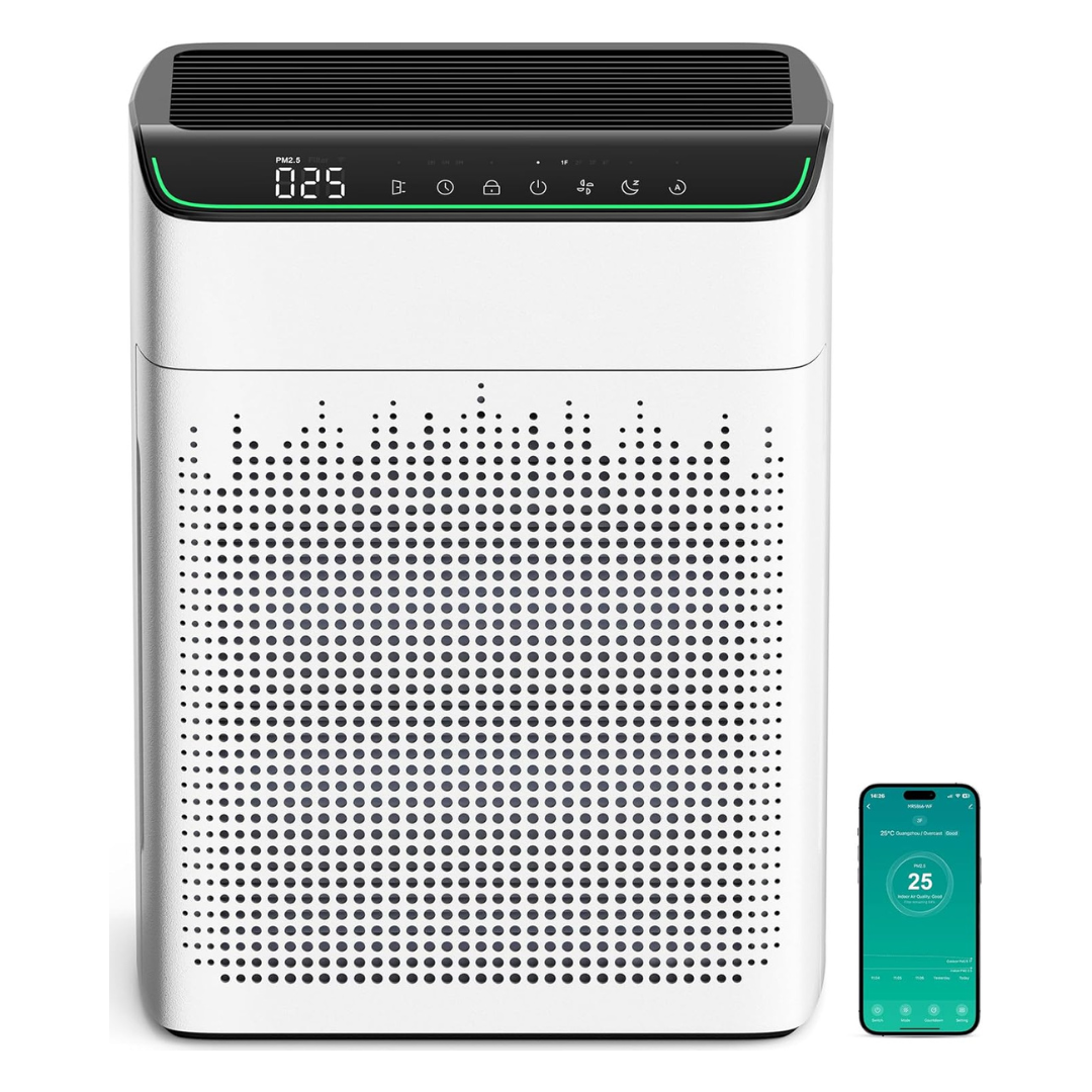 HEPA Filter Air Purifiers With PM 2.5 Monitor