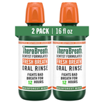 2-Pack TheraBreath Fresh Breath Mouthwash (Rainforest Mint)