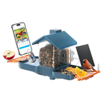 2K HD Video Dual-Lens Solar Powered Bird Feeder & Bird Bath