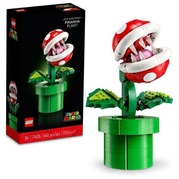 540-Piece LEGO Super Mario Piranha Plant Building Set (71426)