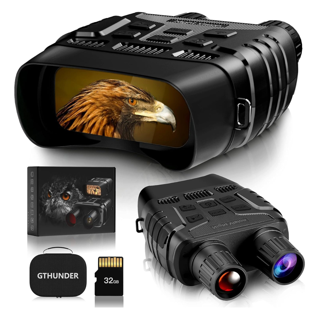 Digital Night Vision Goggles W/ 4"/3" HD Screen & 32GB Memory