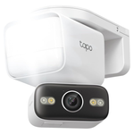 Tapo 2K Outdoor Pan/Tilt Wired Floodlight Security Camera