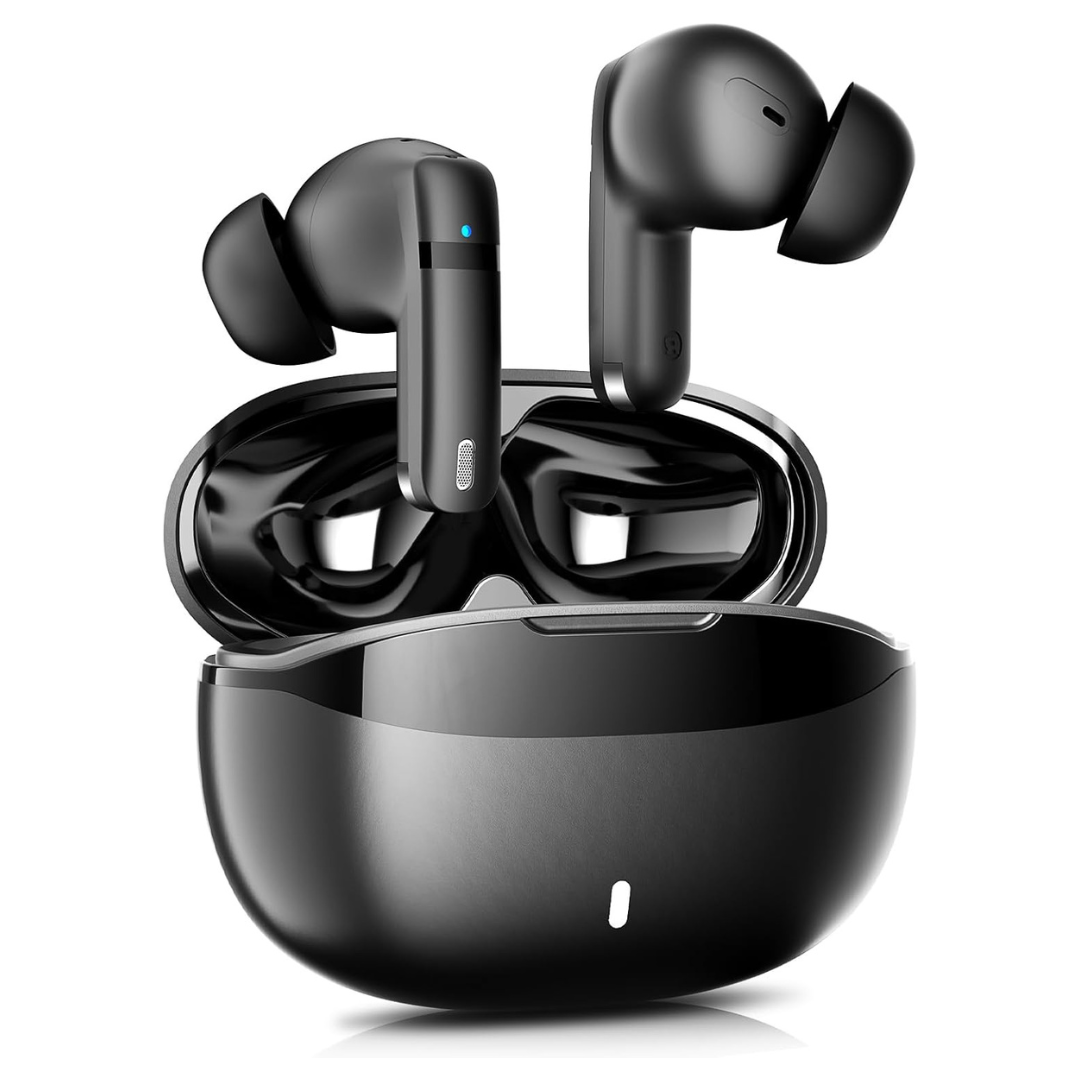 ENC & ANC Noise Cancelling Touch Wireless Earbuds (2 Colors)