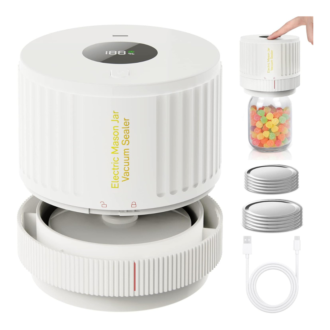 Electric Mason Jar Vacuum Sealer Kit
