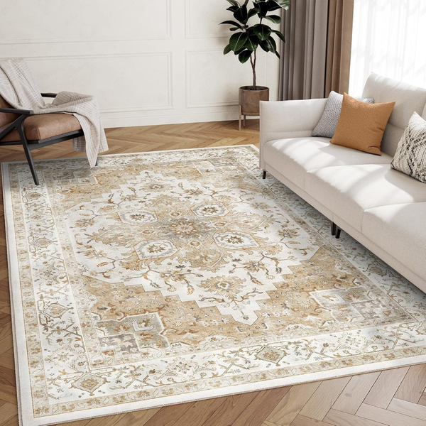 5' x 7' Low-Profile With Non-Slip Backing Rug