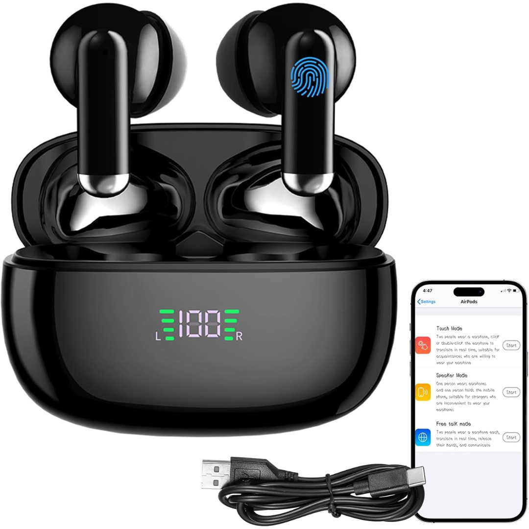 144 Languages Real Time Translation Earbuds