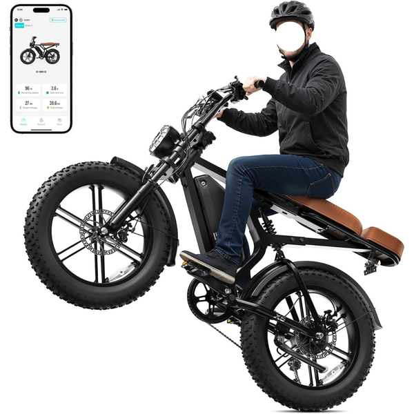 Sisigad 1500W 20" Fat Tire Peak Electric Bike