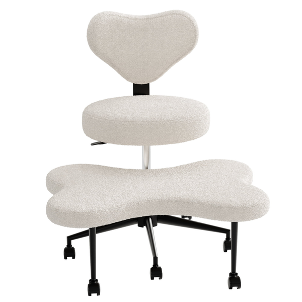 Pinmoco Ergonomic Cross Legged Swivel Adjustable Height Chair