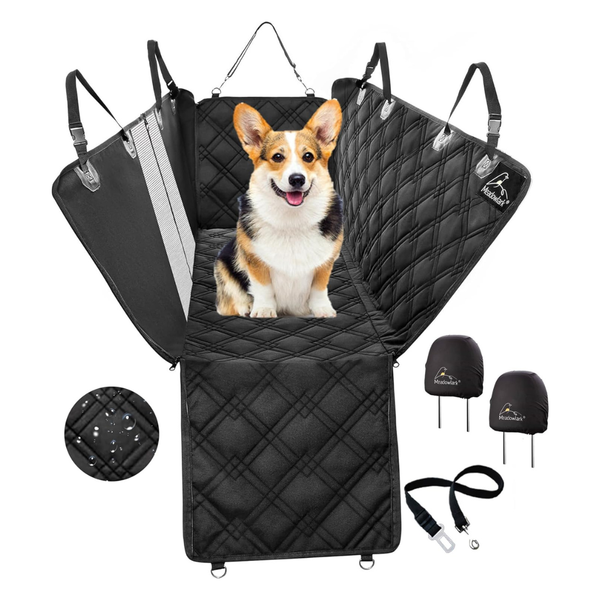 Meadowlark Dog Car Seat Cover With Mesh Window (54" x 58")