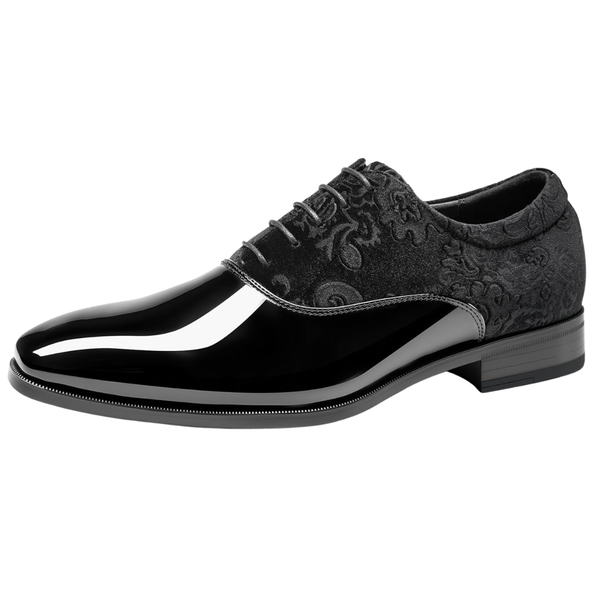 Men's Black Oxford Dress Classic Formal Tuxedo Shoes
