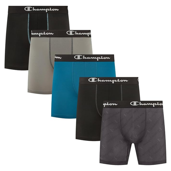 5-Pack Champion Men's Performance Boxer Brief