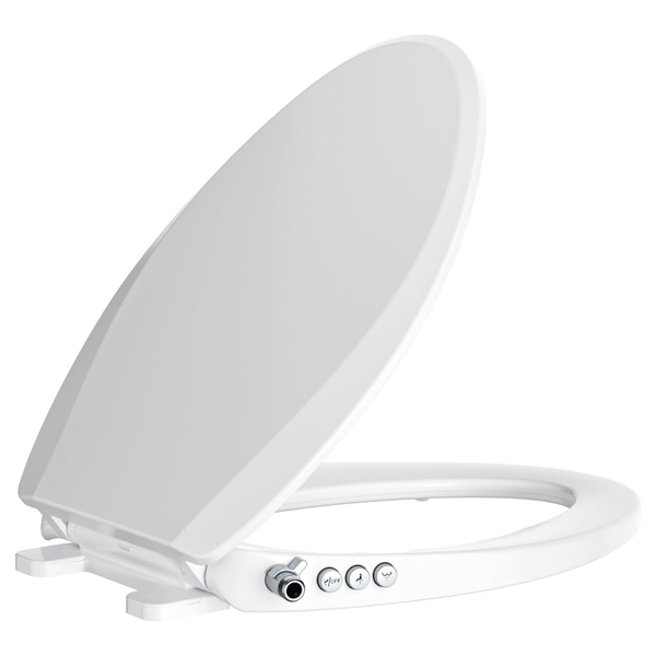 Soft Close Button Control Feminine/Posterior Wash Switch Toilet Seat