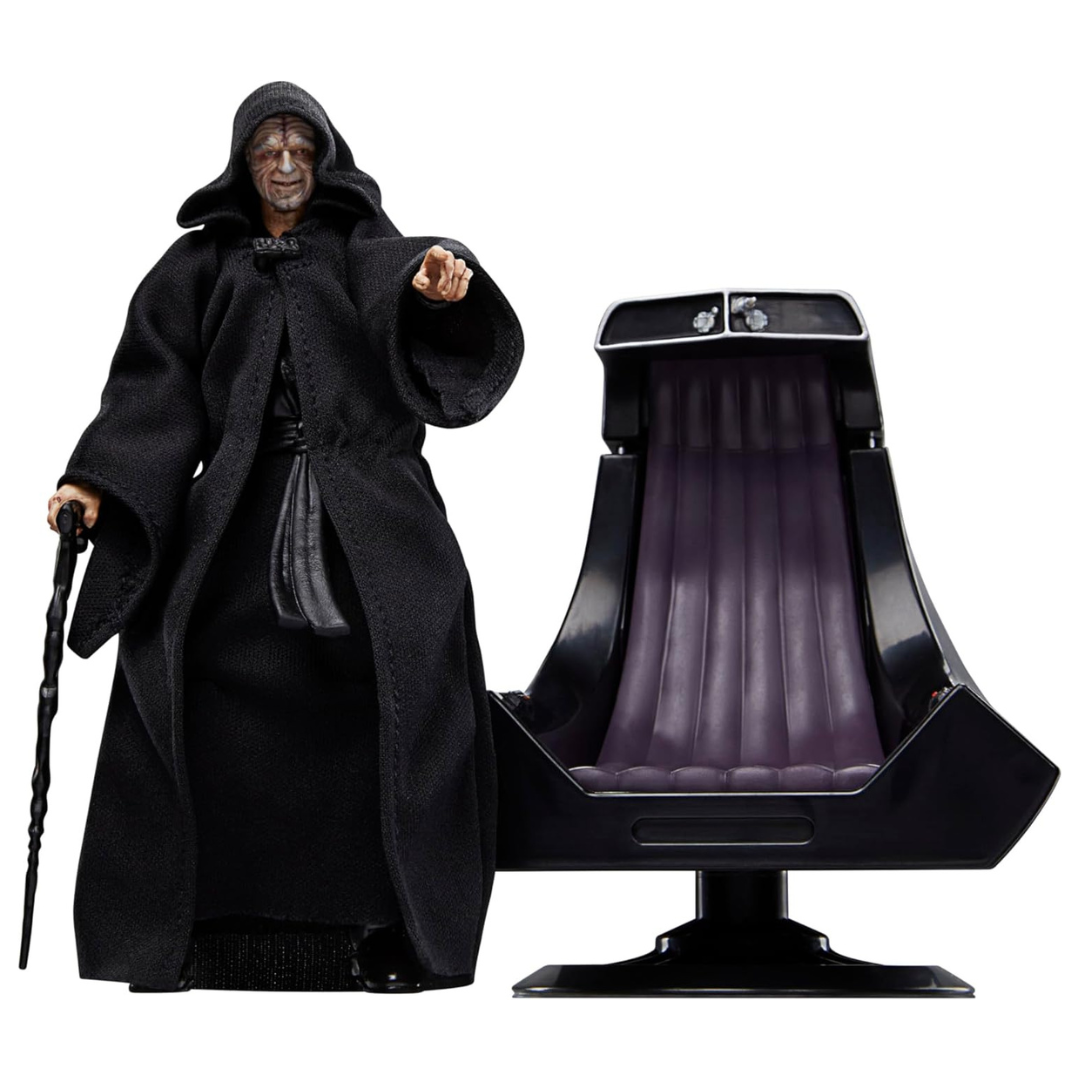 Star Wars The Black Series: Return Of The Jedi 6" Emperor Palpatine Action Figure & Throne