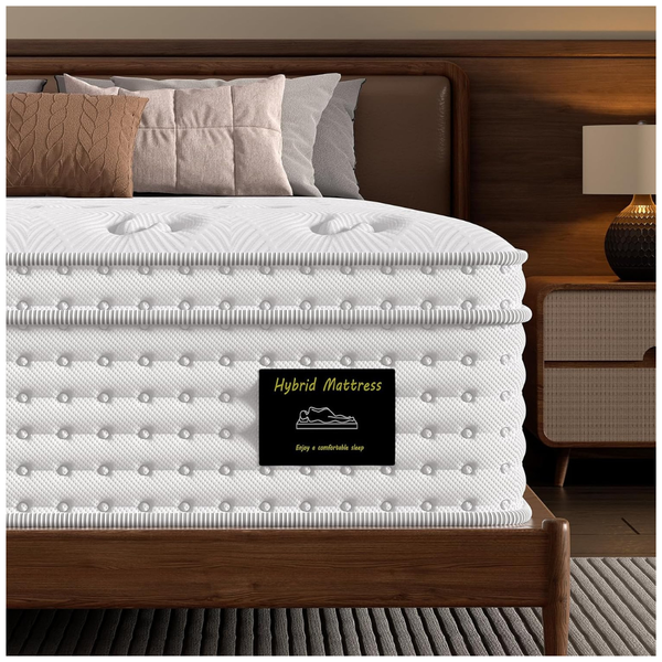BedStory Extra Firm Queen 14" Hybrid Mattress In A Box