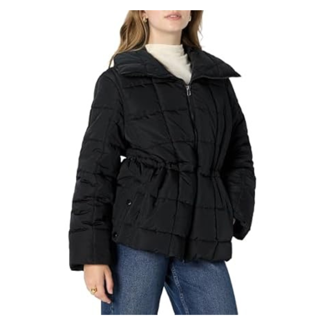 Amazon Essentials Women's Square Quilted Puffer Jacket