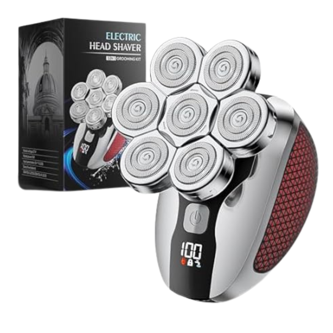 5-in-1 Professional Electric Head Shaver Grooming Kit