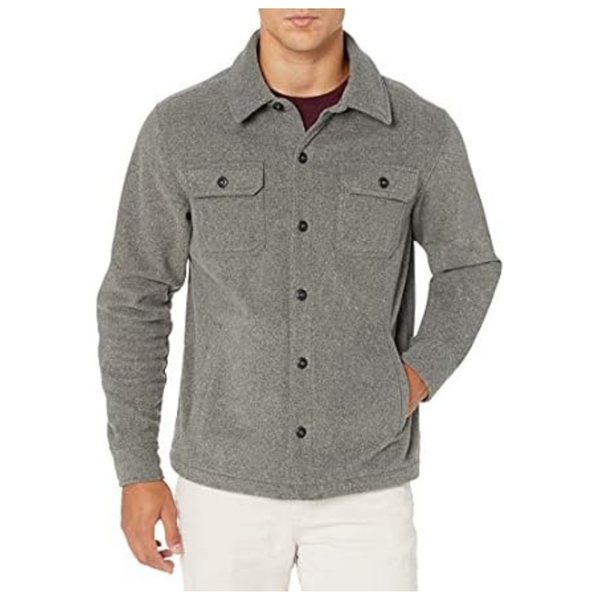 Amazon Essentials Men's Polar Fleece Shirt Jacket