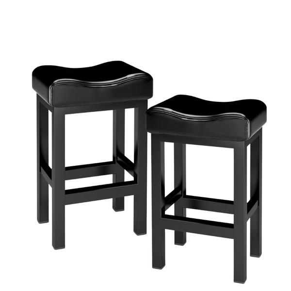 2-Set Sanumy 24" Heavy Duty Counter Bar Stools