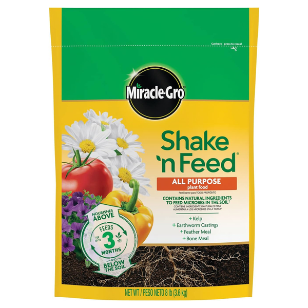 8 lbs Miracle-Gro Shake 'N Feed All Purpose Plant Food