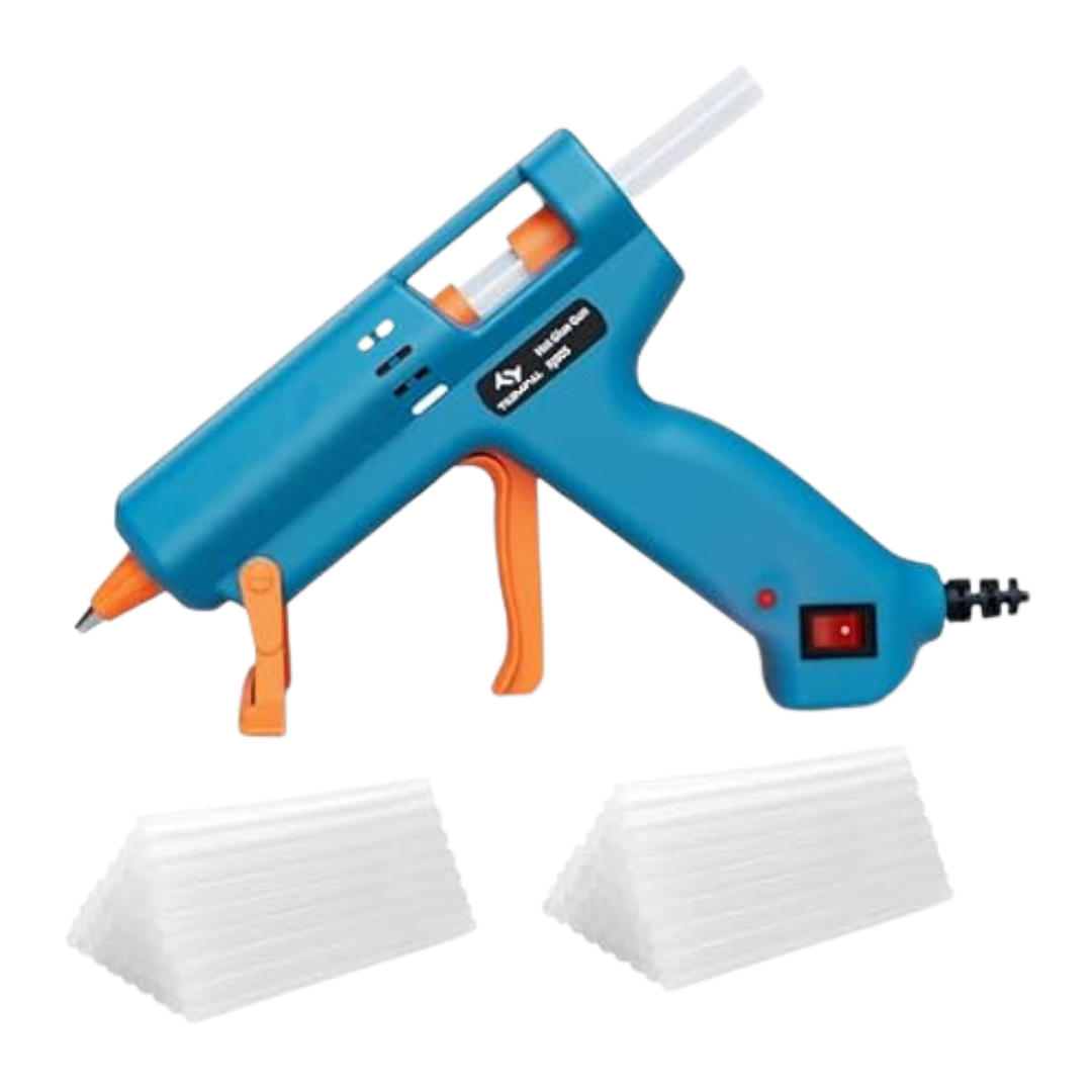 Tilswall Hot Glue Gun Kit With 30 Premius Glue Sticks (130mm x 7mm)