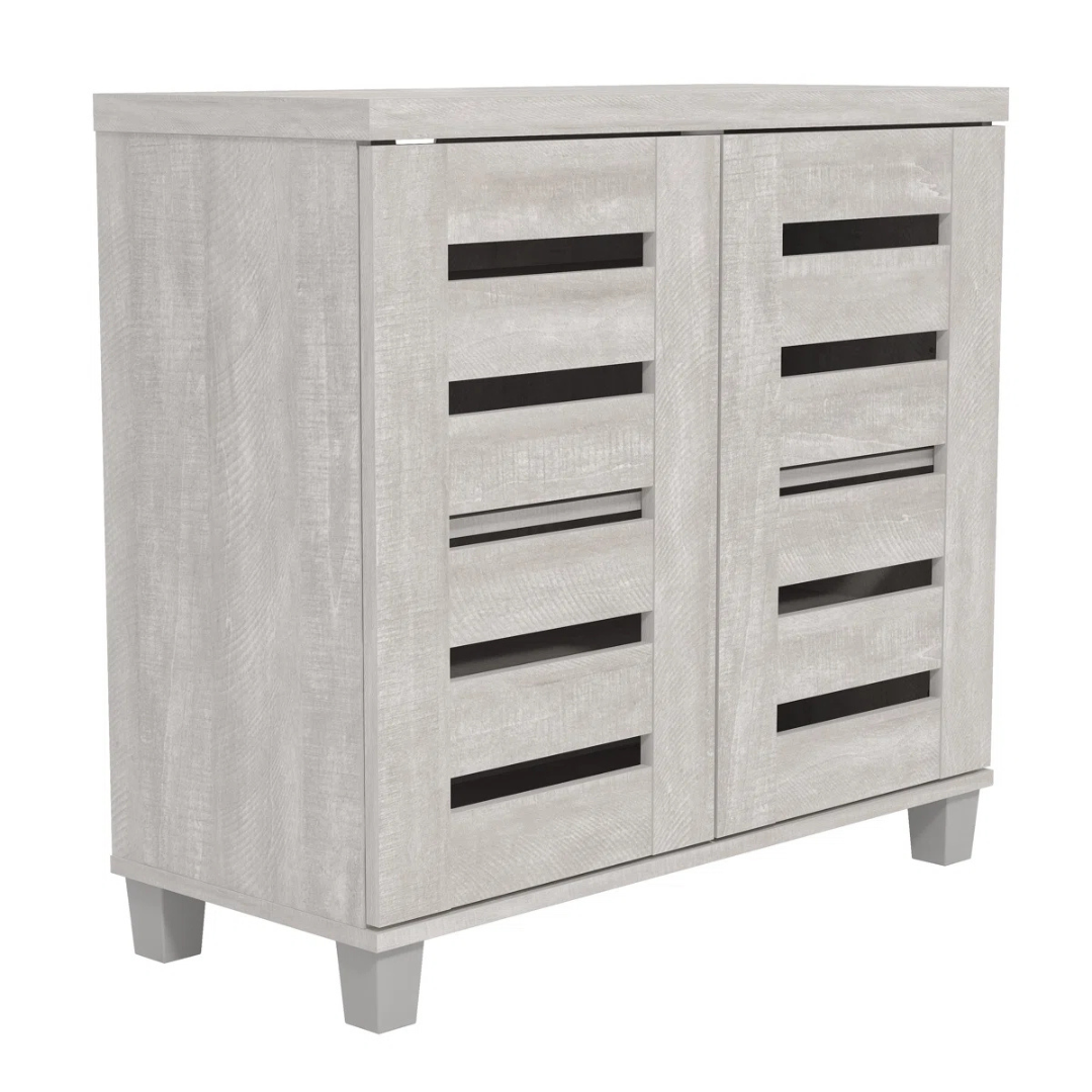 Steelside Lismore 12-Pair Shoe Storage Cabinet