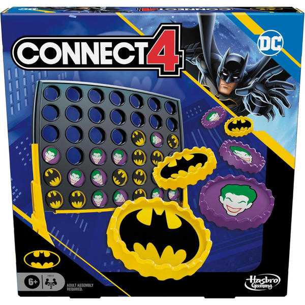 Connect Batman-Themed 4-In-A-Row Strategy Board Game